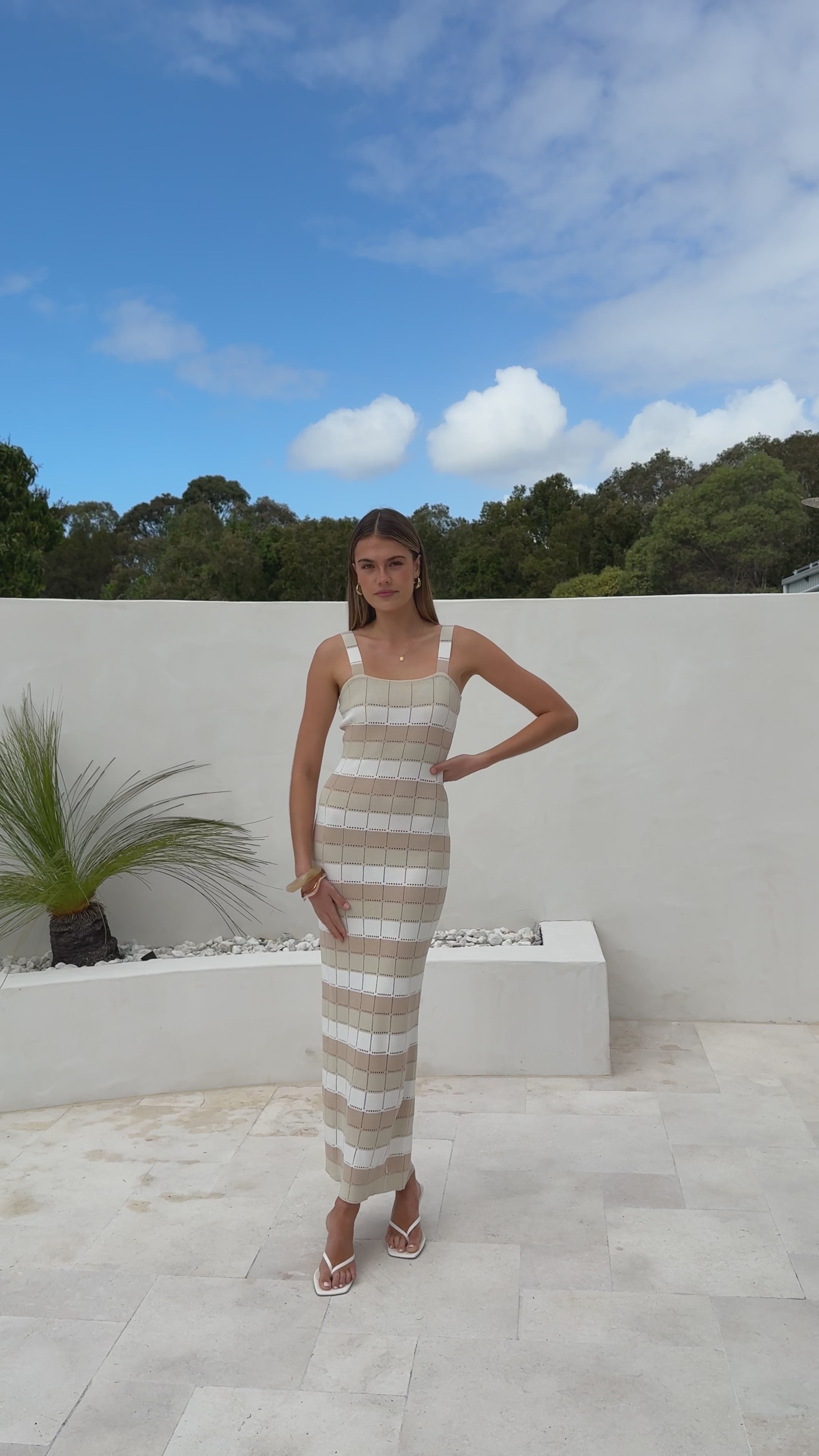Mikayla Maxi Dress - Beige